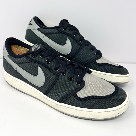 Air Jordan 1 Retro AJKO Low Sneaker Men’s Sz 13 Shadow Grey Black DX4981-002 - Picture 1 of 9